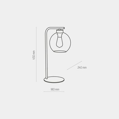 Настольная лампа CUBUS GR TK-Lighting 5102