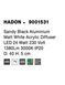 Стельовий світильник HADON Nova Luce 9001531