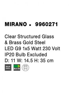 Бра MIRANO Nova Luce 9960271