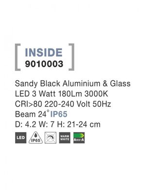 Вуличний світильник INSIDE Nova Luce 9010003