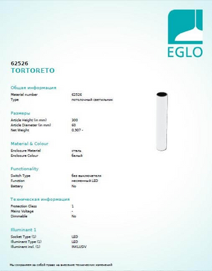 Точечный светильник Eglo TORTORETO 62526
