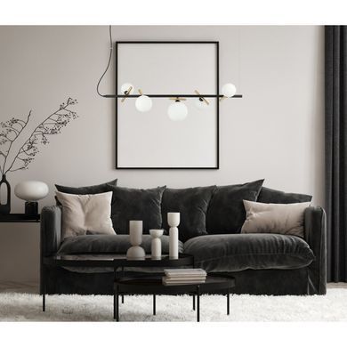 Люстра Italux PND-5622-5-BK-W Reverso