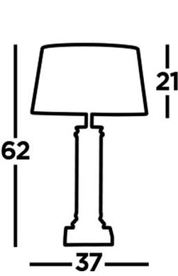 Настільна лампа Searchlight Pedestal EU5141AB