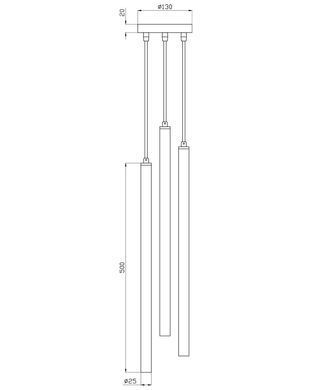 Люстра Edlin PLP2411-3G Renti