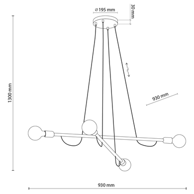 Люстра TK Lighting Helix 4949