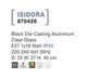 Вуличний світильник ISIDORA Nova Luce 870426