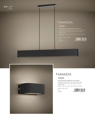 Настенный светильник Savazza Eglo 39968