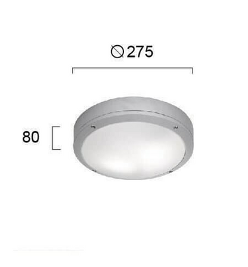 Уличный потолочный светильник Viokef LEROS R 4049200