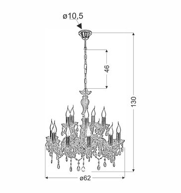 Люстра Candellux 30-94608 MARIA TERESA