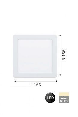 Точковий світильник FUEVA 5 w16,6 LED WW WH Eglo 99163