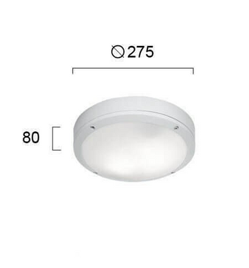 Вуличний стельовий світильник Viokef LEROS R 4049201