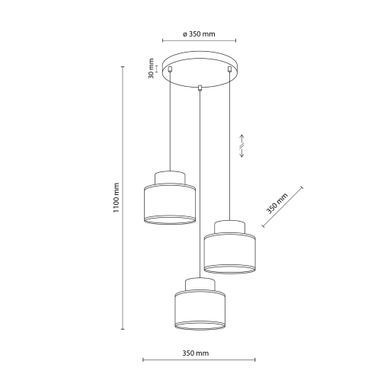 Люстра TK Lighting 2594 DUO