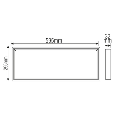 Світлодіодна LED панель HOROZ ELECTRIC 056-013-0036-020 TAURUS-36