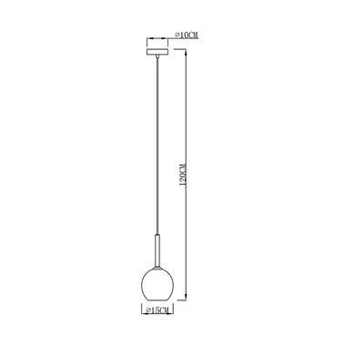 Люстра Zuma Line MONIC MD1629-1 Copper