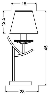 Настольная лампа Candellux 41-84609 VALENCIA