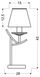 Настольная лампа Candellux 41-84609 VALENCIA