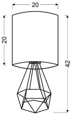 Настільна лампа Candellux 41-62925 GRAF