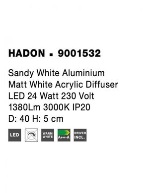 Потолочный светильник HADON Nova Luce 9001532