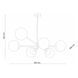 Люстра TK LIGHTING 4732 SARIUS BLACK