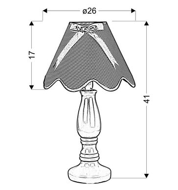 Настольная лампа Candellux 41-63472 LOLA