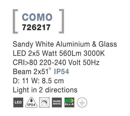 Вуличний світильник COMO Nova Luce 726217