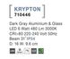 Вуличний світильник KRYPTON Nova Luce 710446