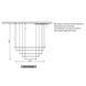 Люстра LineF PCL004-120*100*80*60*40 PGD