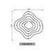 Люстра LineF PCL004-120*100*80*60*40 PGD