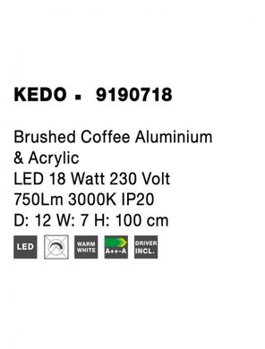 Настінний світильник KEDO Nova Luce 9190718