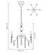 Люстра Edlin PL2416-6 Vanessa