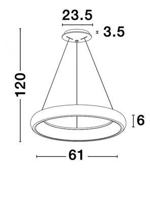 Люстра ALBI Nova Luce 8105621