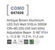 Вуличний світильник COMO Nova Luce 847406