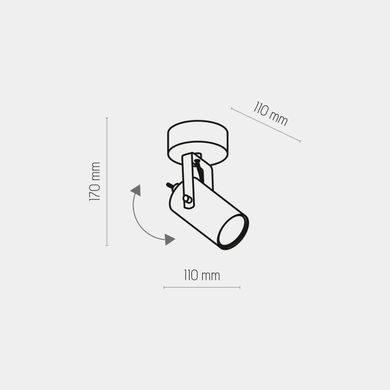 Точечный светильник REDO 1 WH TK-Lighting 1049