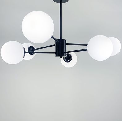 Люстра LineF CD111/6 BK+WT