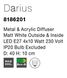 Потолочный светильник DARIUS Nova Luce 8186201
