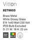 Бра VITTON Nova Luce 8279603