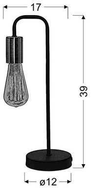 Настільна лампа Candellux 41-66862 HERPE