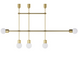 Люстра Pikart BRASS & GLASS 6279