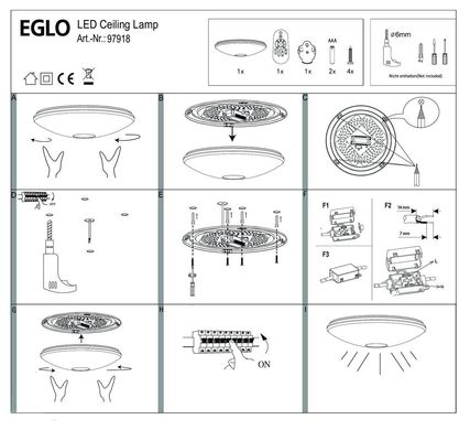 Потолочный светильник Eglo TOTARI-C 97918