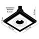 Точечный светильник Saturn SQ GO/WH-OAK Imperium Light 31112.12.38