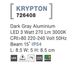 Уличный светильник KRYPTON Nova Luce 726408