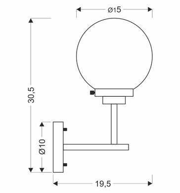 Бра Candellux 21-01283 Lens