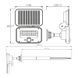 Прожектор светлодиодный HOROZ ELECTRIC 068-022-0016-010 SPARROW-16