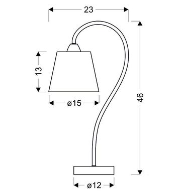 Настільна лампа Candellux 41-70760 LUK