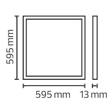 Світлодіодна LED панель HOROZ ELECTRIC 056-012-0048-020 3125 Lm 6400 K 48 Вт Capella