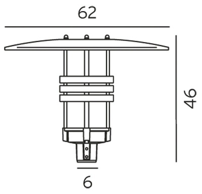 Фонарный столб Norlys Visby 577GR