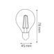 Світлодіодна лампа HOROZ ELECTRIC 001-089-0006-050 FILAMENT BALL-6