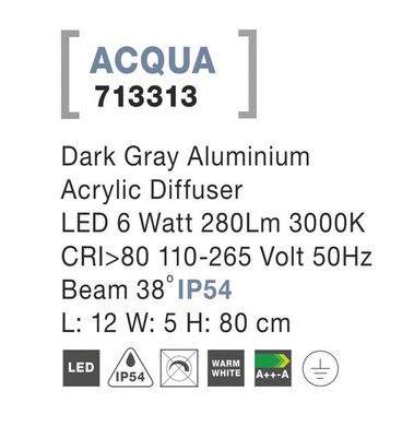 Вуличний світильник ACQUA Nova Luce 713313