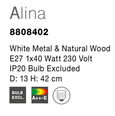 Настольная лампа ALINA Nova Luce 8808402