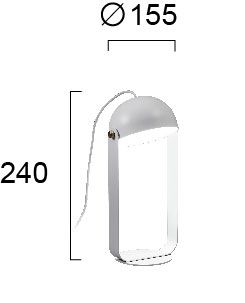 Настільна лампа Viokef HEMI 4205700